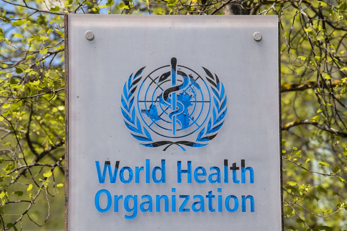 Logo der Weltgesundheitsorganisation. Foto: Keystone-SDA / Martial Trezzini Logo der Weltgesundheitsorganisation. Foto: Keystone-SDA / Martial Trezzini