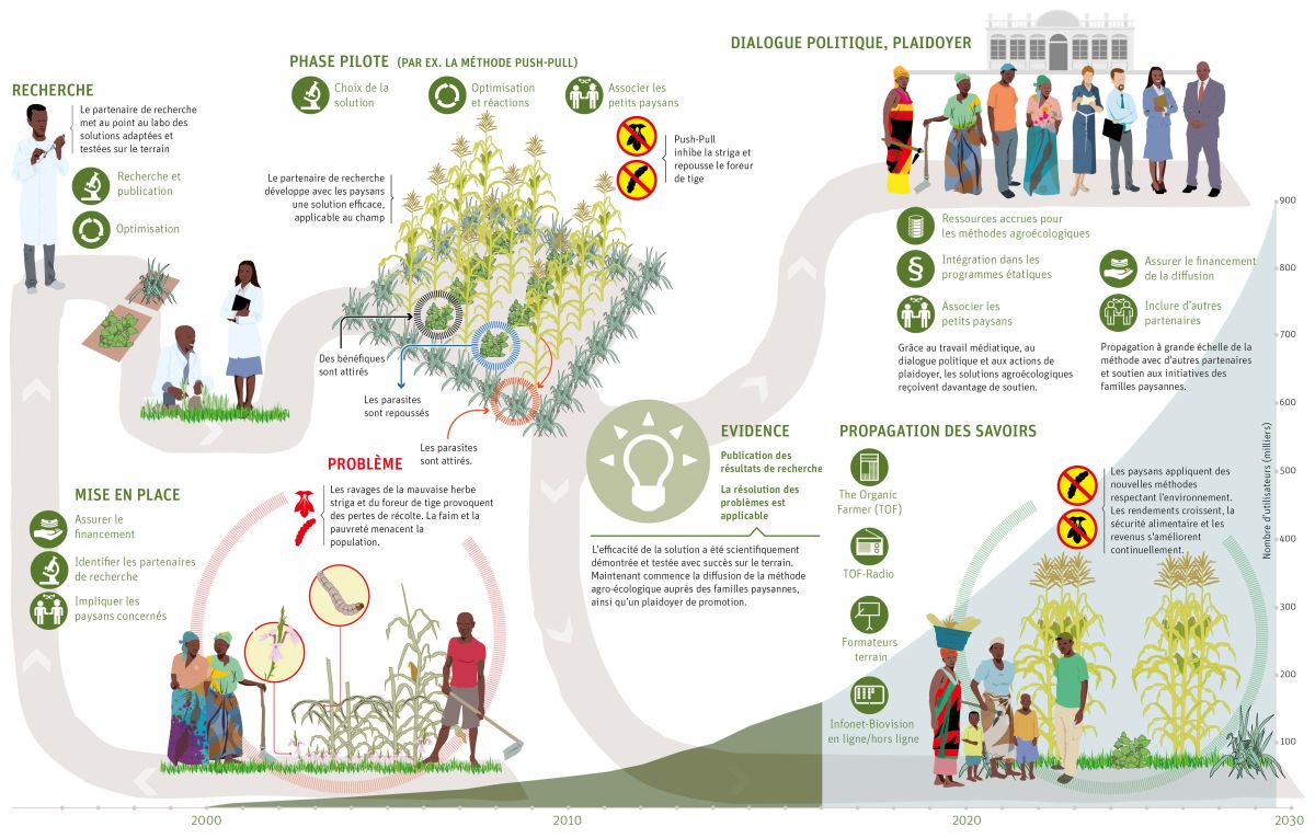 Infographie Keystone-ATS commandée par Biovision, Fondation pour un développement écologique. Infographie Keystone-ATS commandée par Biovision, Fondation pour un développement écologique.