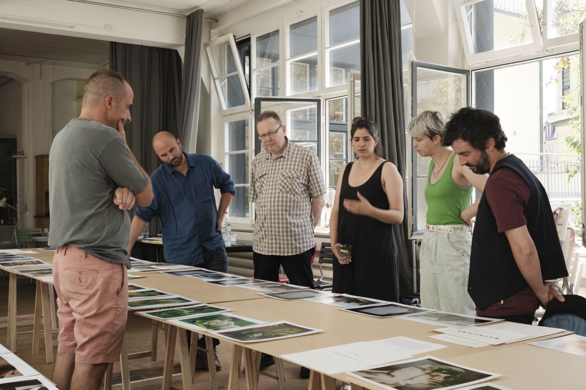 From left to the right:  Nico Krebs, Taiyo Onorato, Christoph Tannert, Laurence Rasti, Danaé Panchaud,  Alfio Tommasini - Photos: Christoph Kern