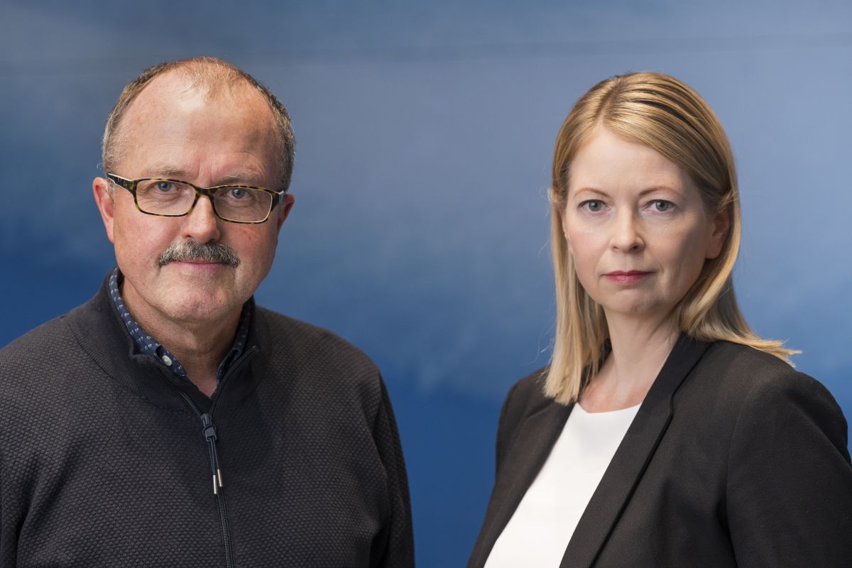 Winfried Kösters (à gauche), Nicole Meier (à droite) - Photo: Keystone-ATS / Alessandro della Valle