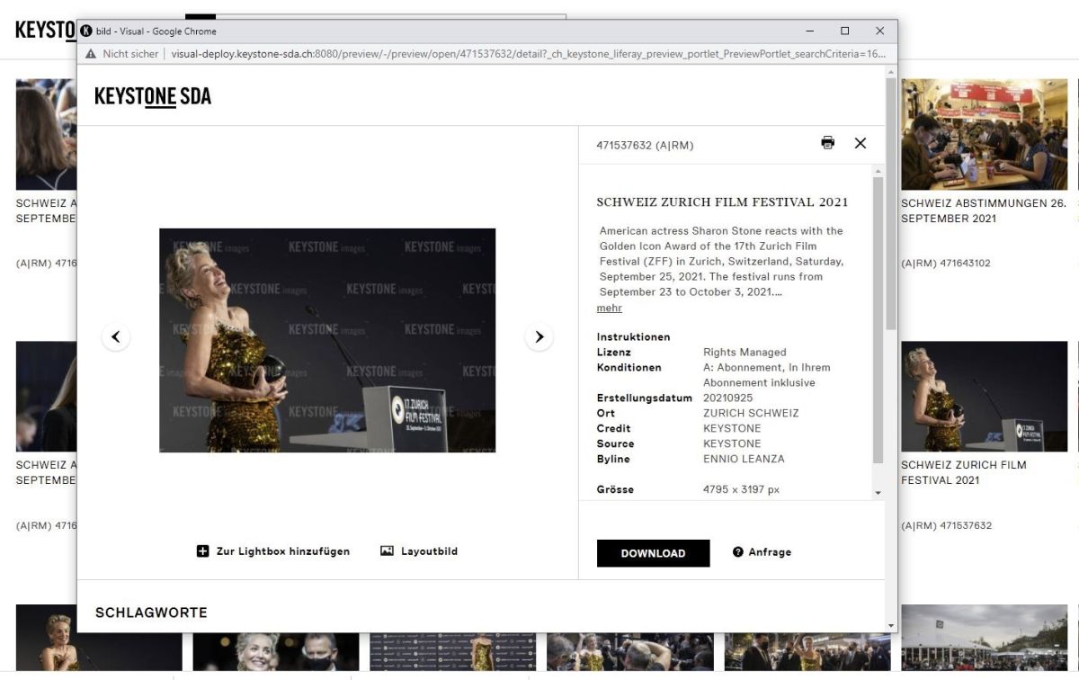 Direkter Bilddownload aus dem Pop-Up-Fenster. Direkter Bilddownload aus dem Pop-Up-Fenster.