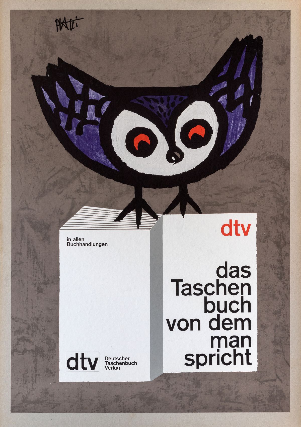 Celestino Piatti - Poster per Deutschen Taschenbuch Verlag, ca 1963 (Foto: KEYSTONE / Archivio Celestino Piati) Celestino Piatti - Poster per Deutschen Taschenbuch Verlag, ca 1963 (Foto: KEYSTONE / Archivio Celestino Piati)