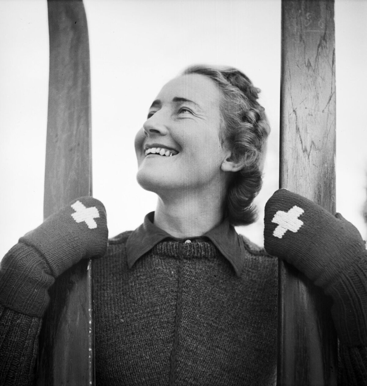 La skieuse Elvira Osirnig lors du camp d'entrainement de l'equipe suisse feminine de ski a Klosters.